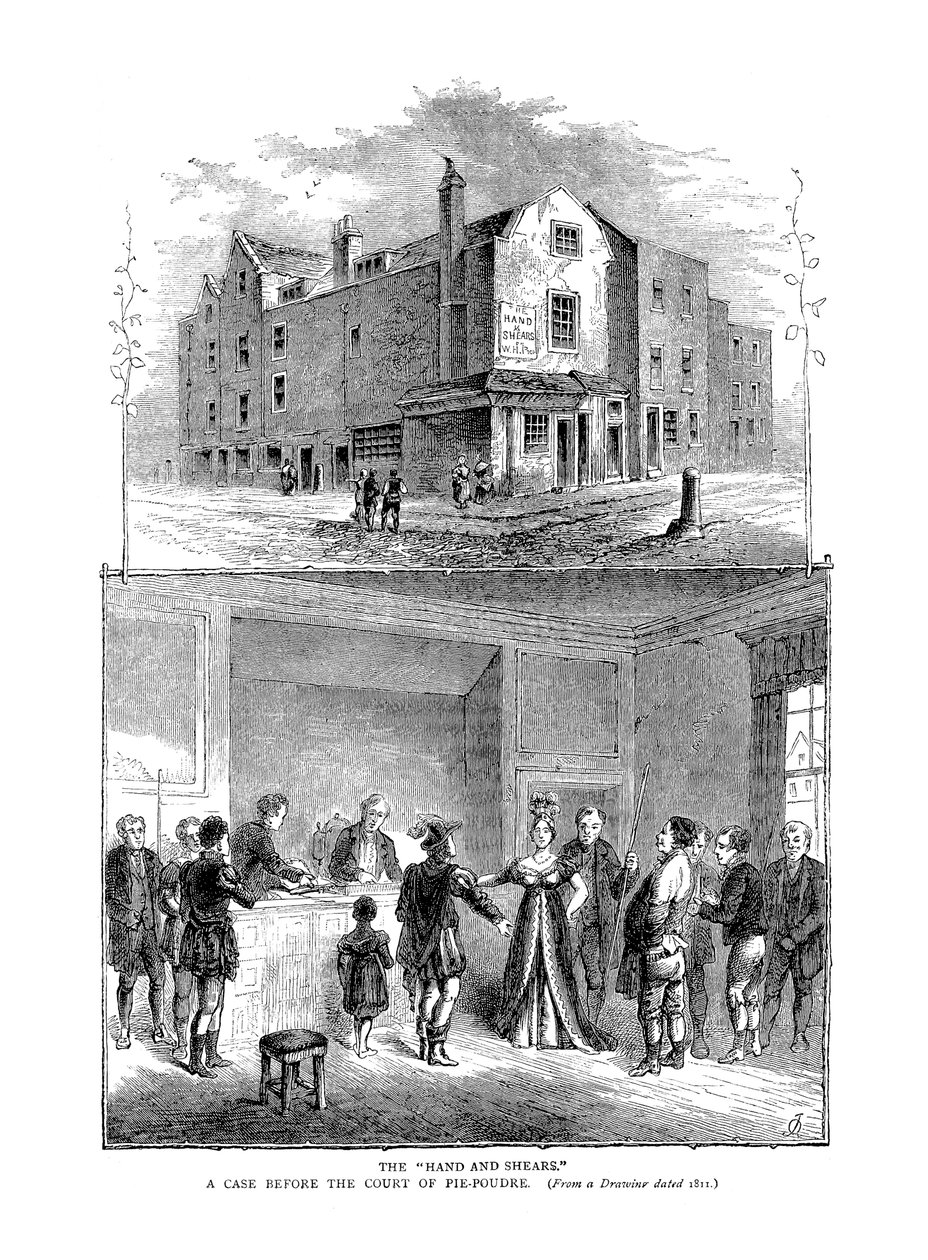 Handen och saxen, 1878 av Unbekannt