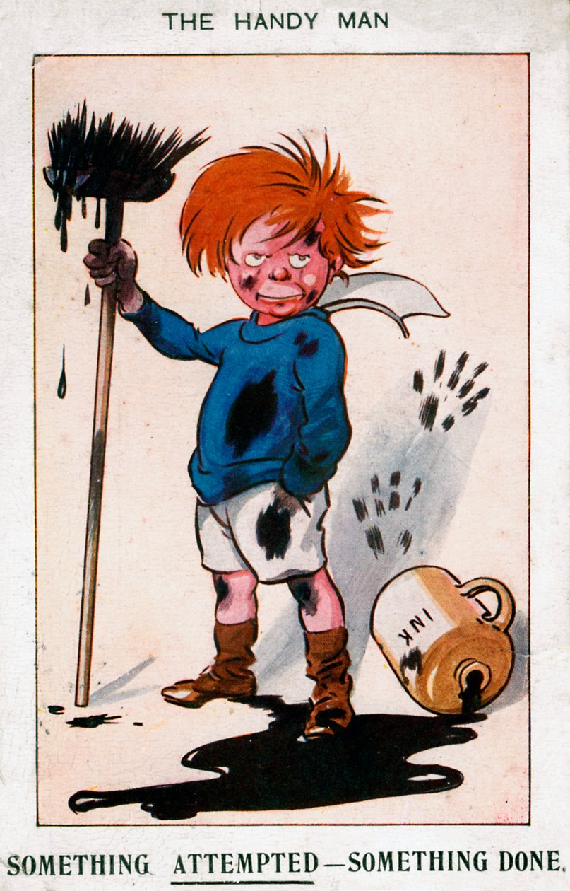 Den händige mannen, 1913 av Unbekannt