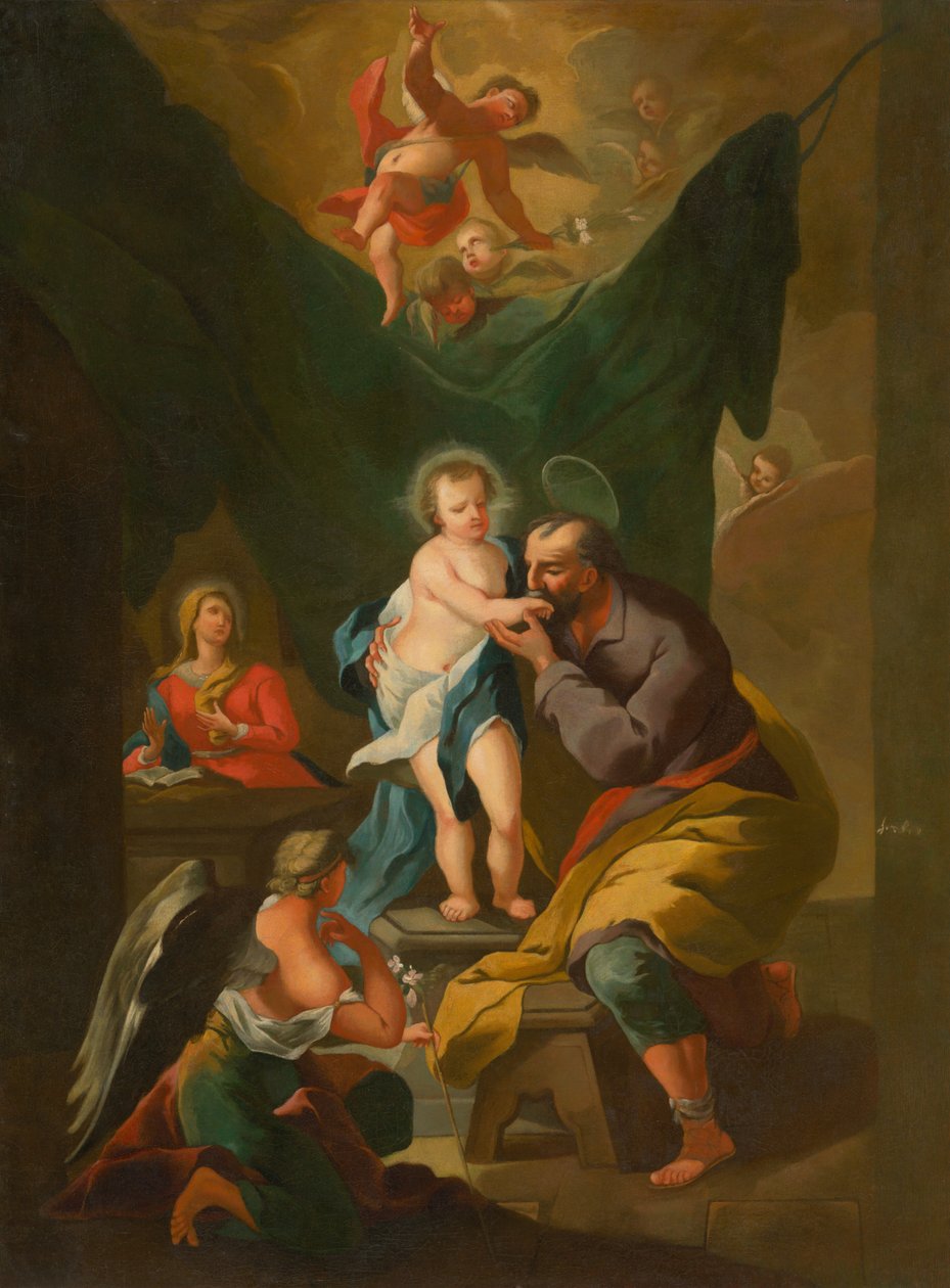 The Holy Family av Unbekannt