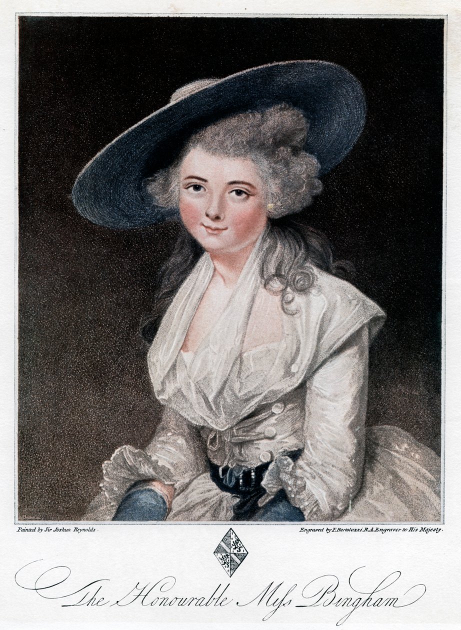 The Honorable Miss Bingham, 1700-talet 1901 av Unbekannt