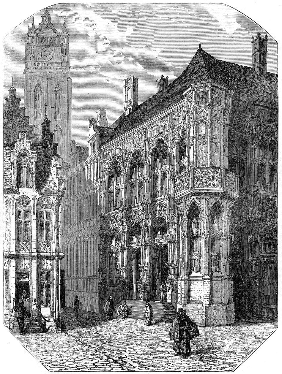 Hotel de Ville, Gent, 1800-talet av Unbekannt