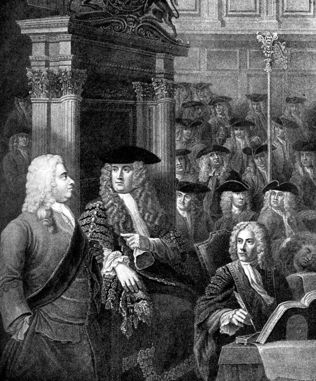 Underhuset i Sir Robert Walpoles administration, av Unbekannt