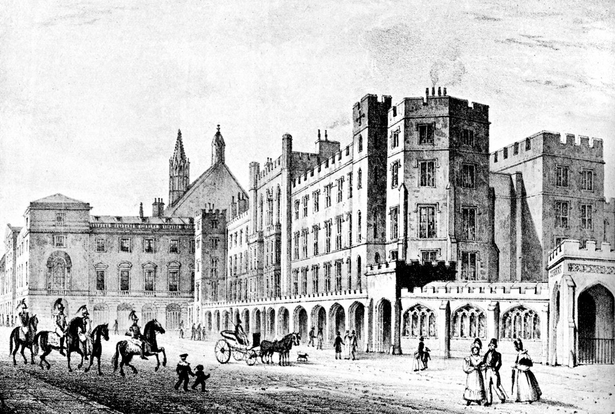 The House of Lords and House of Commons, Westminster, tidigt 1800-tal c1905 av Unbekannt