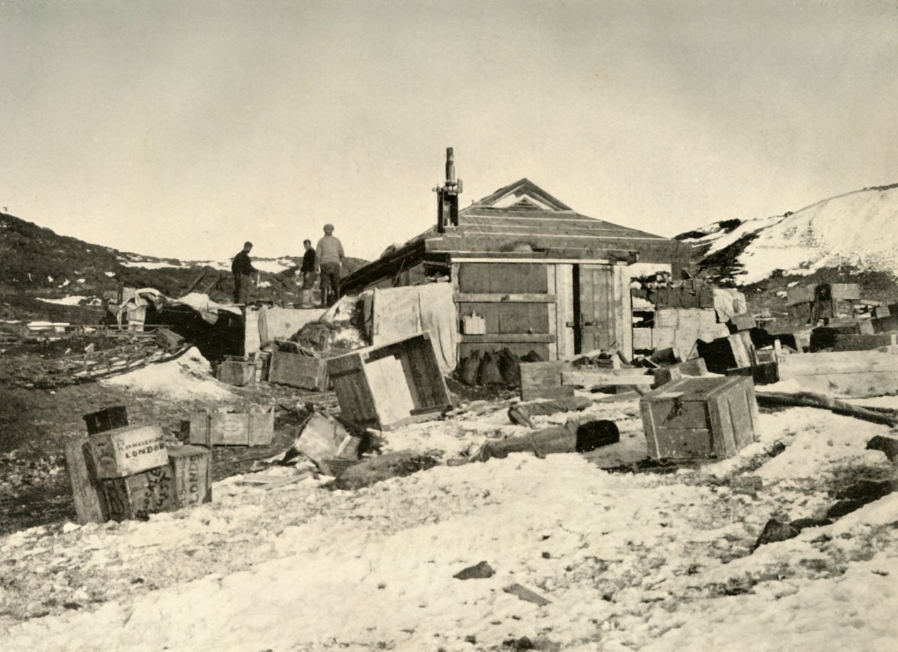 The Hut in Summer Time, Coal Bags at the Left, c1908, 1909. av Unbekannt