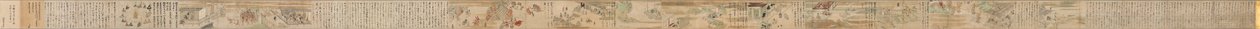 Tee Iu st Latte d Miraku s Ori Gin s of Te Yuzu Nembutsu S Skrivet av Yuzu Nembutsu Acting Picture Scroll, 1300-tal. av Unbekannt