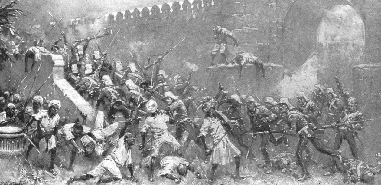 The Indian Mytery, 1857-58: The Storming of the Cashmir Gate, Delhi, 14 september 1857, 1901. av Unbekannt