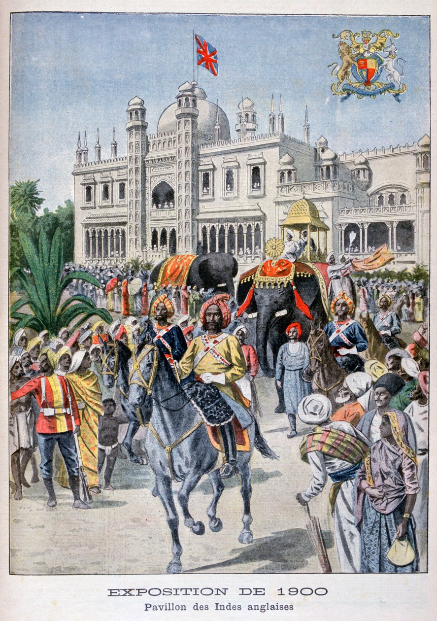 Den indiska paviljongen på världsutställningen 1900, Paris, 1900 av Unbekannt