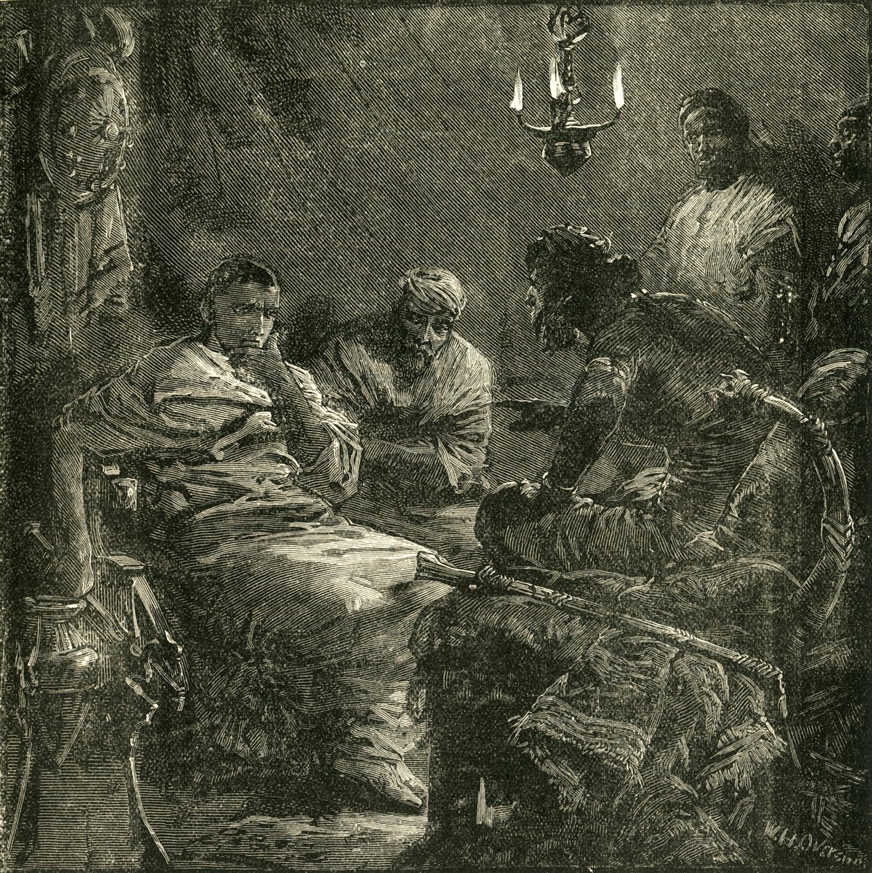 Intervjun mellan Bocchus och Sulla, 1890. av Unbekannt