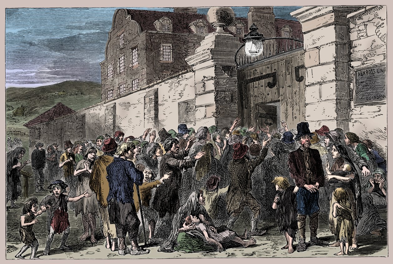 Den irländska hungersnöden, 1845-1849, 1900 av Unbekannt
