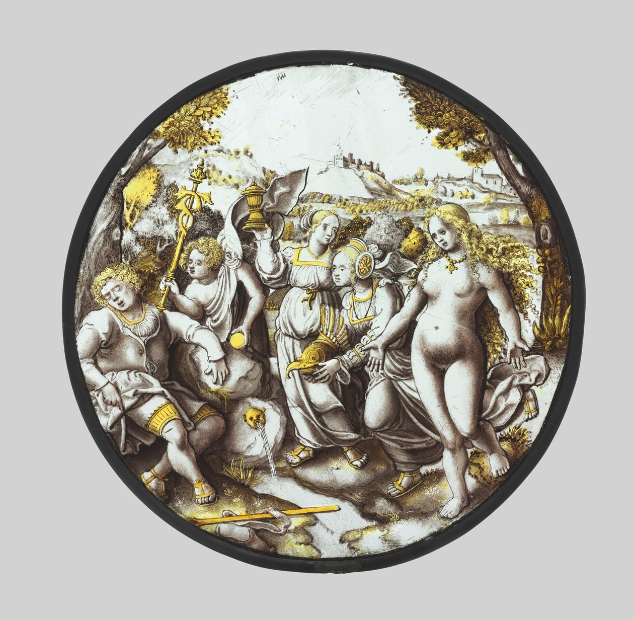 The Judgement of Paris, ca. 1510-1520. av Unbekannt