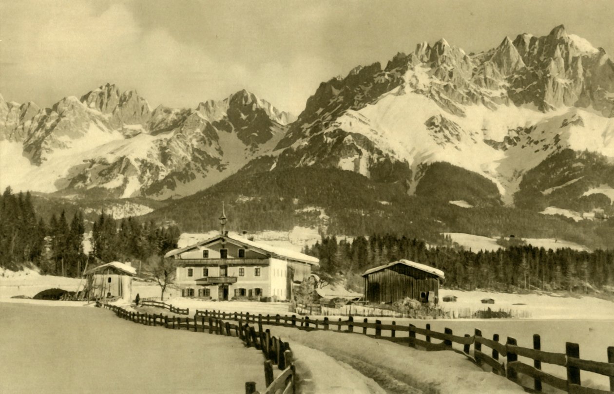 Kaiserbergen, Oberndorf, Tyrolen, Österrike, c1935. av Unbekannt