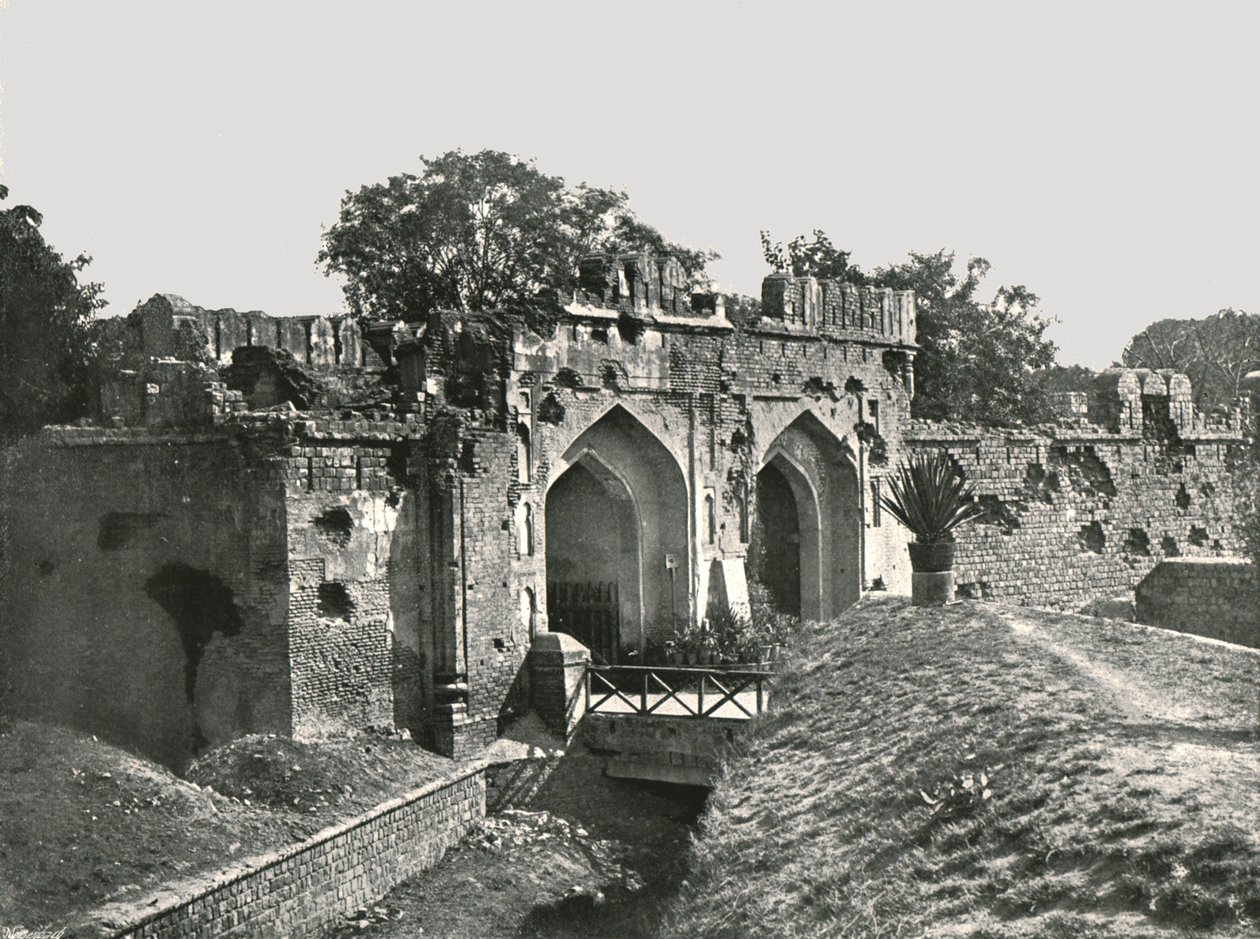 Kashmiri-porten, Delhi, Indien, 1895. av Unbekannt
