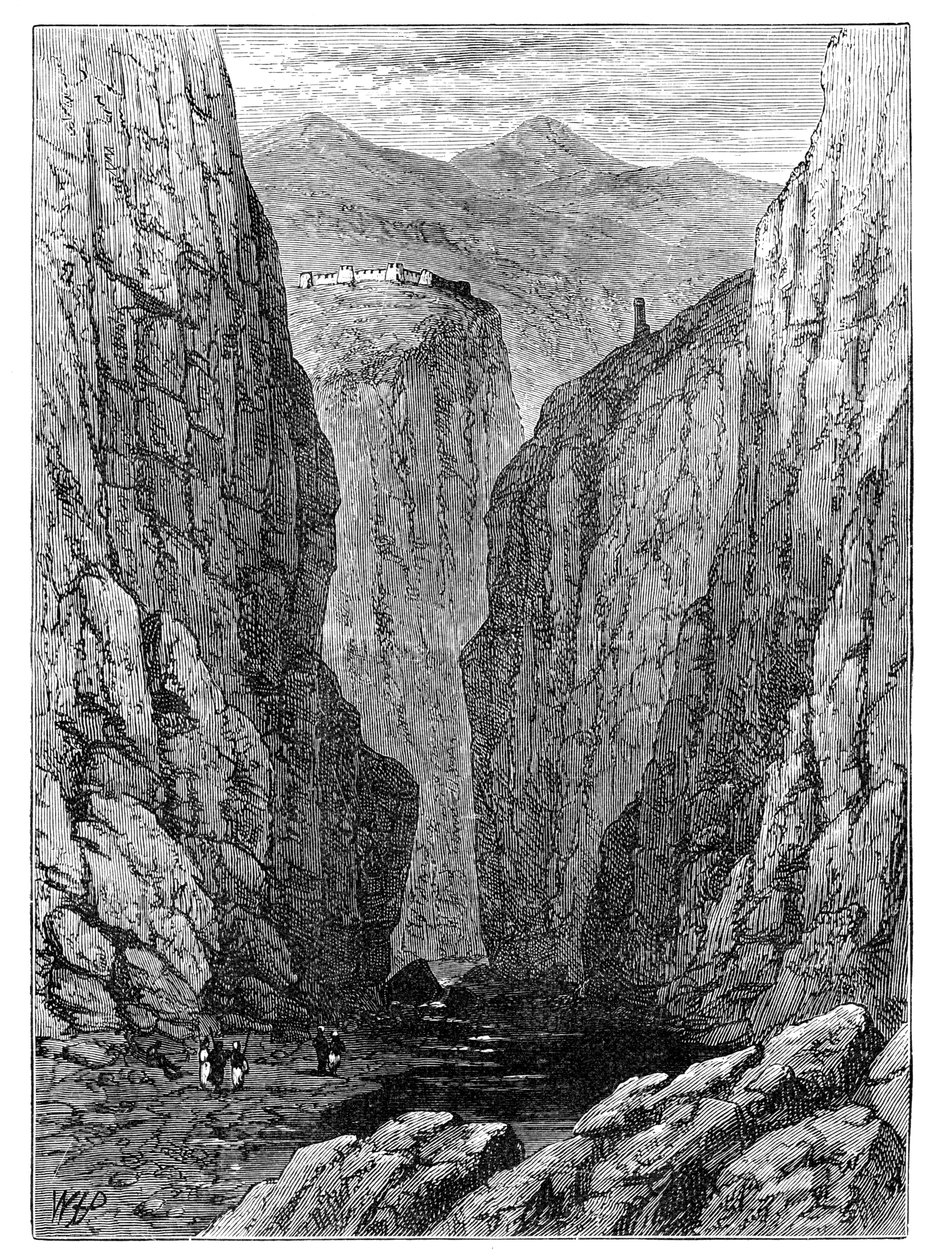 Khyberpasset, Afghanistan, 1900 av Unbekannt