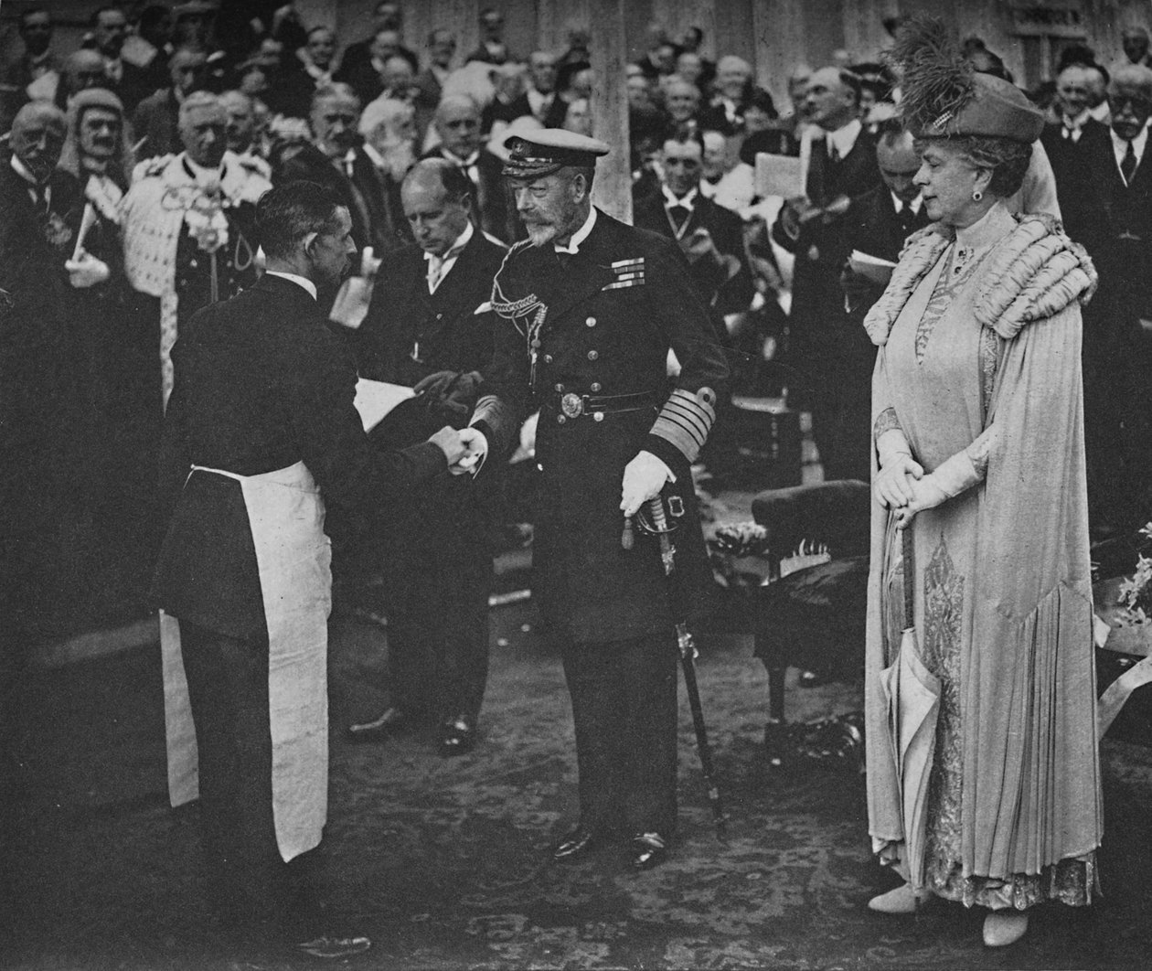 Kungen och muraren 23 maj 1925, 1928 av Unbekannt