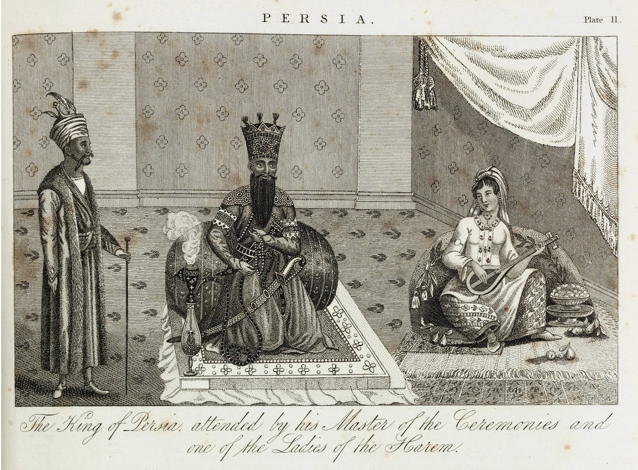 Kungen av Persien, ca 1810-1829 av Unbekannt
