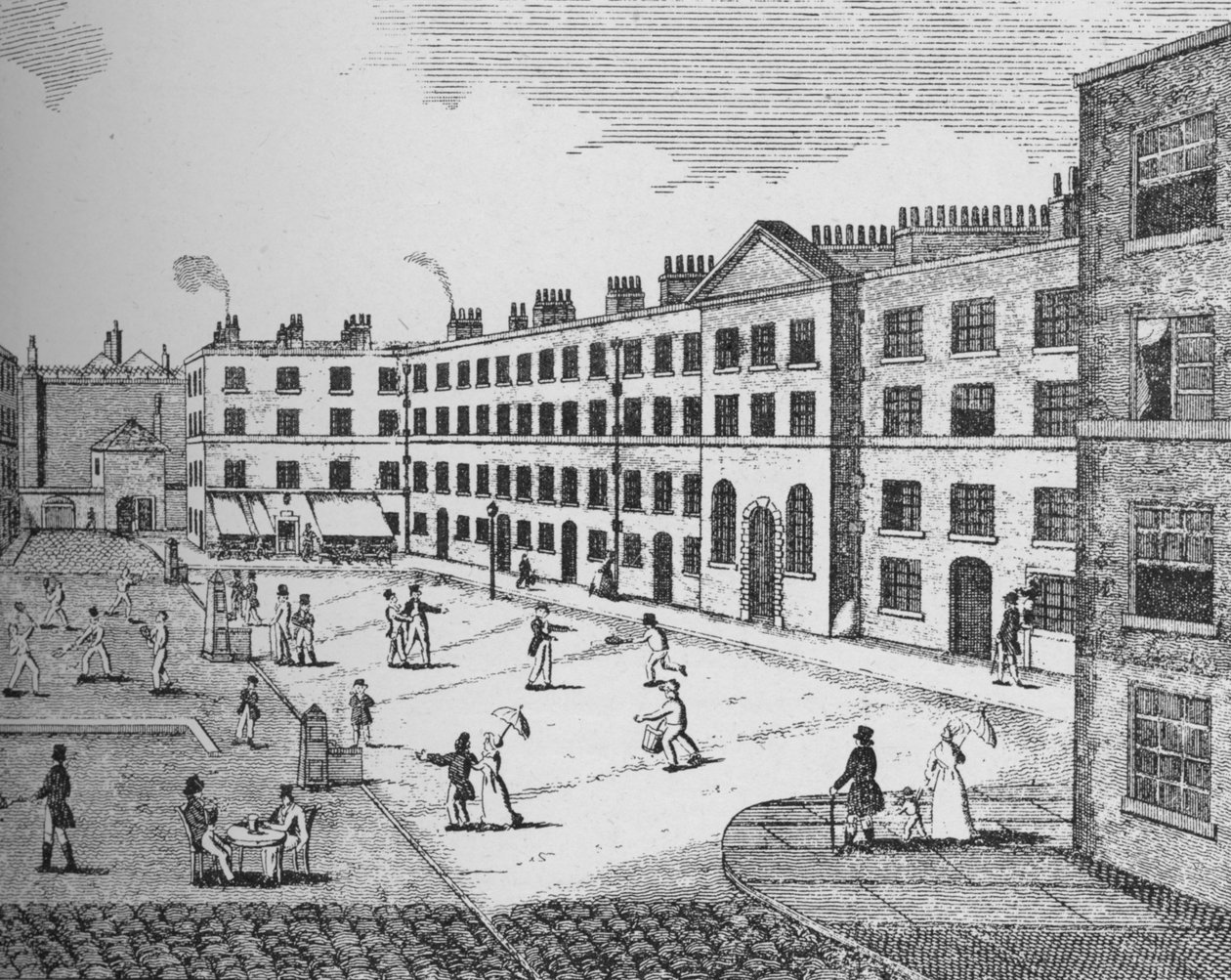 Kings Bench Prison som det såg ut 1823, c1827, 1912 av Unbekannt