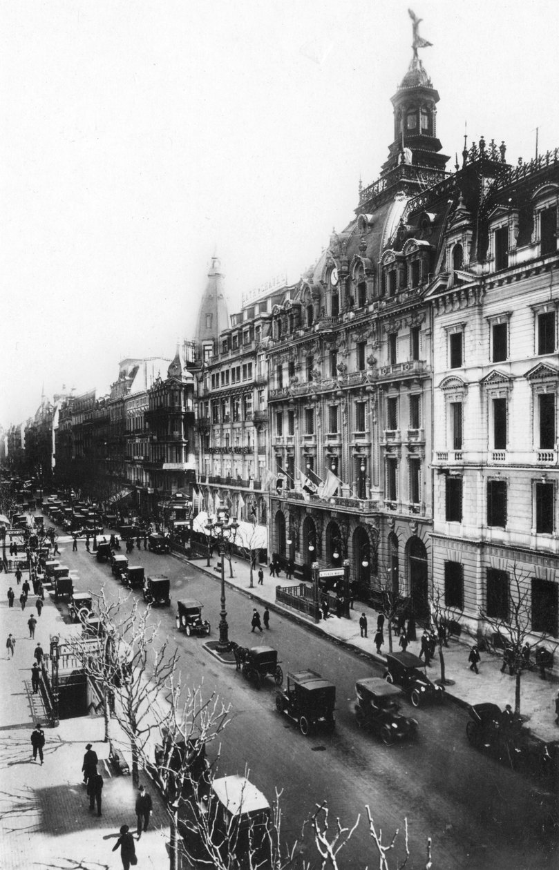 La Prensa-byggnaden, Avenida de Mayo, Buenos Aires, Argentina, tidigt 1900-tal av Unbekannt