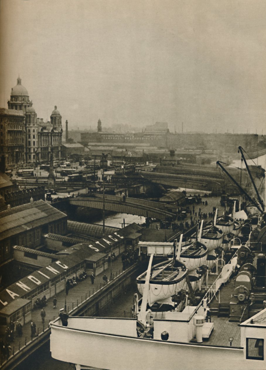 Landningsstadiet i Liverpool, 1936 av Unbekannt
