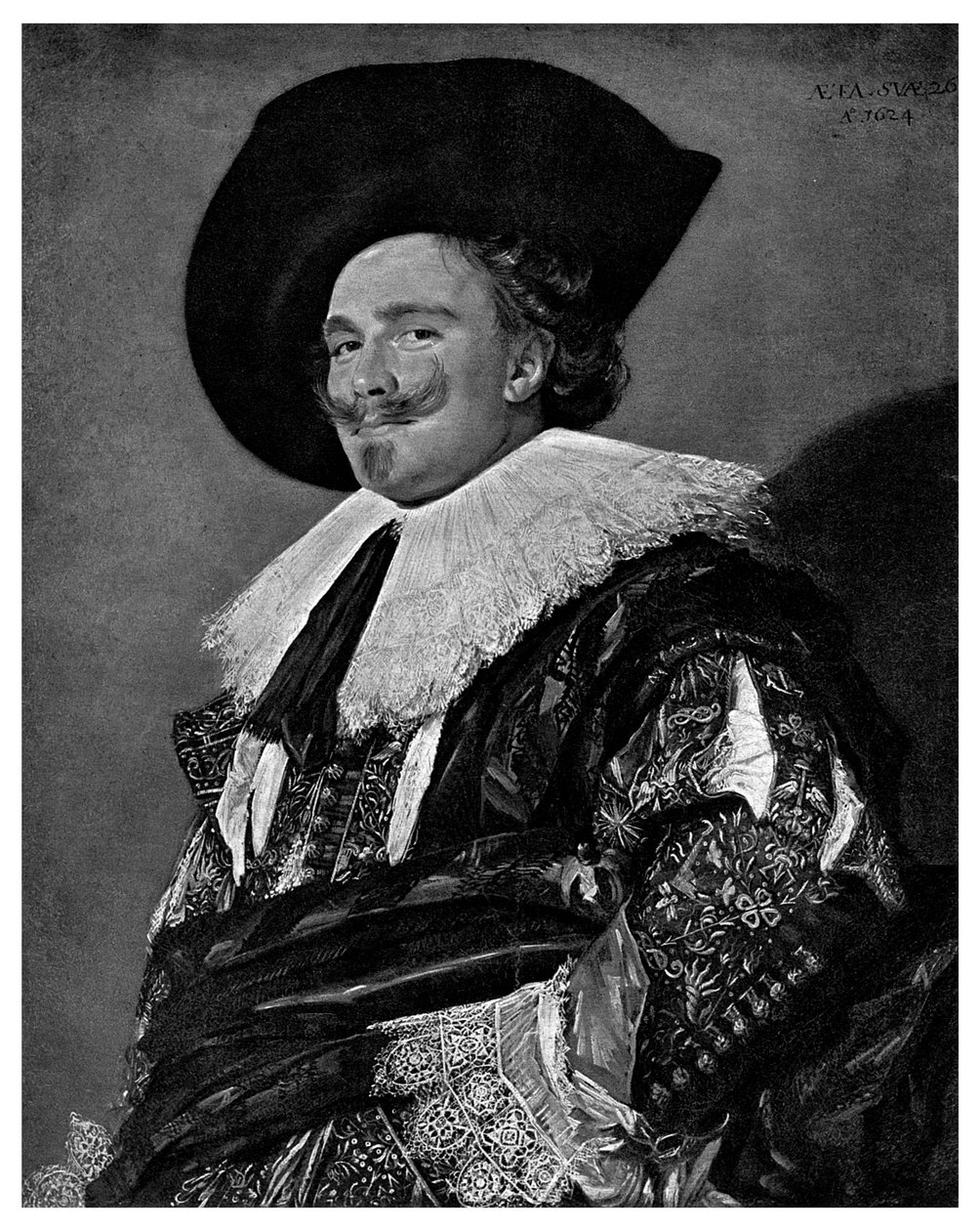 Den skrattande kavaljeren, 1624 1901 av Unbekannt