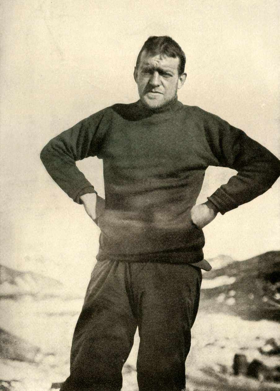 Ledaren för expeditionen i vinterdräkt, c1908, 1909 av Unbekannt