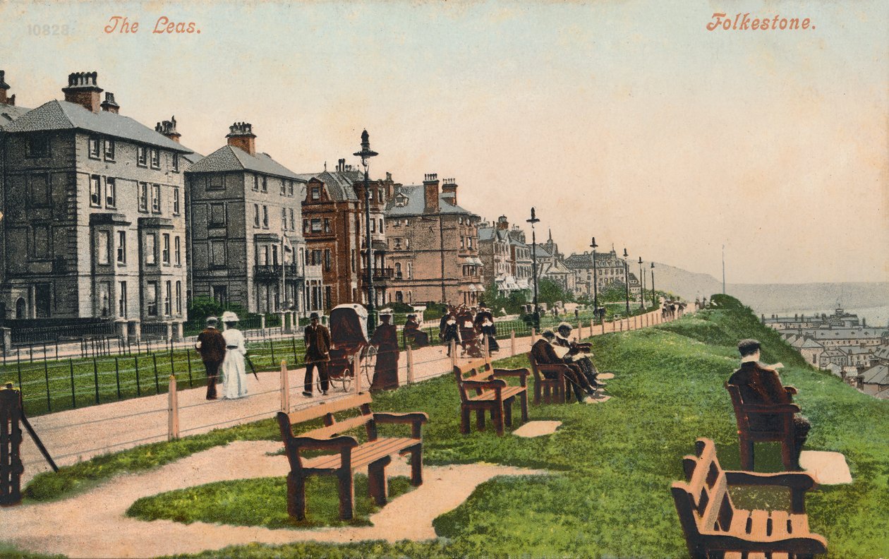 Leasen. Folkestone, sent 1800-tidigt 1900-tal av Unbekannt