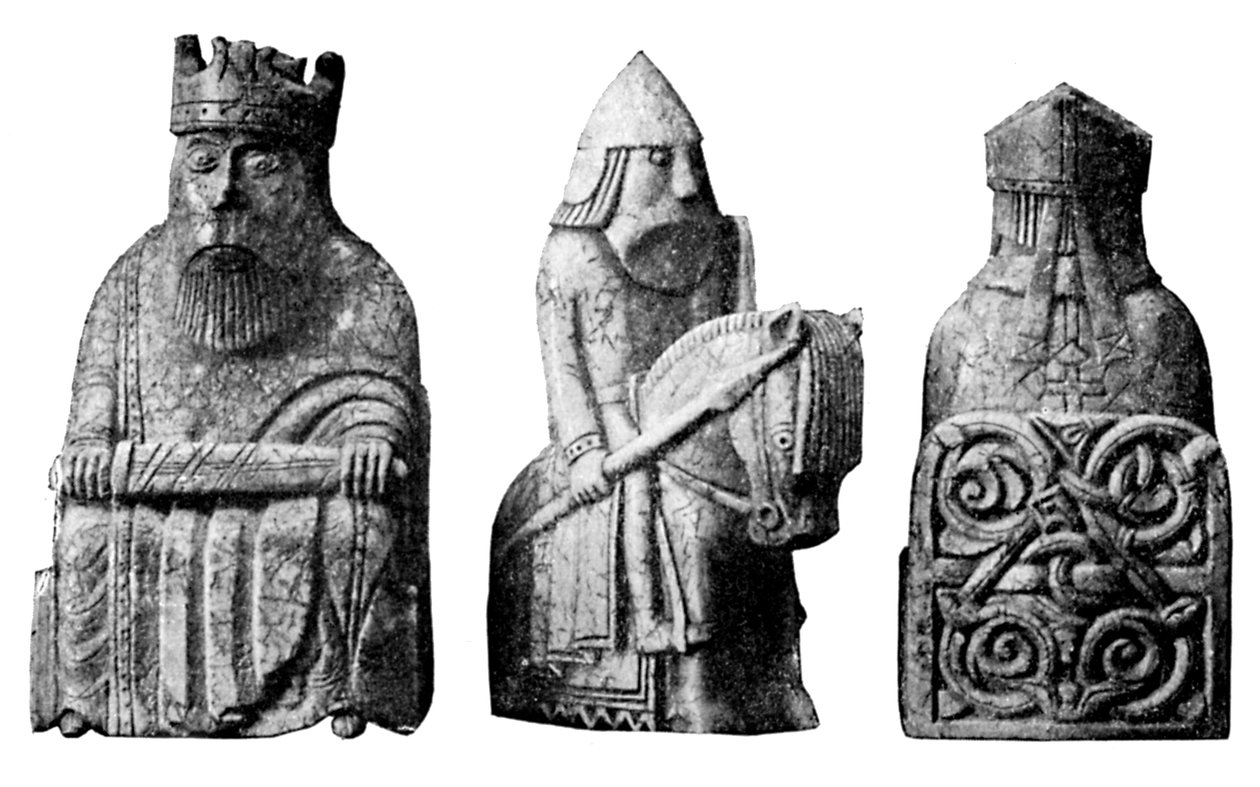 The Lewis Chessmen, norska, c1150-c1200, c1920 av Unbekannt