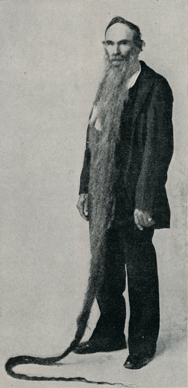 Det längsta skägget på rekord, 1896, 1910 av Unbekannt