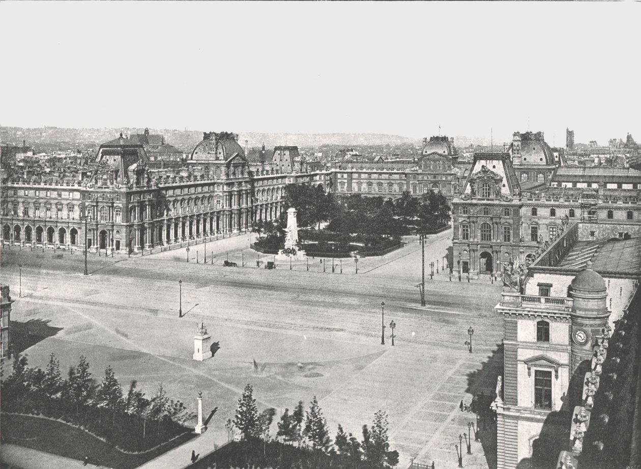Louvren, Paris, Frankrike, 1895. av Unbekannt