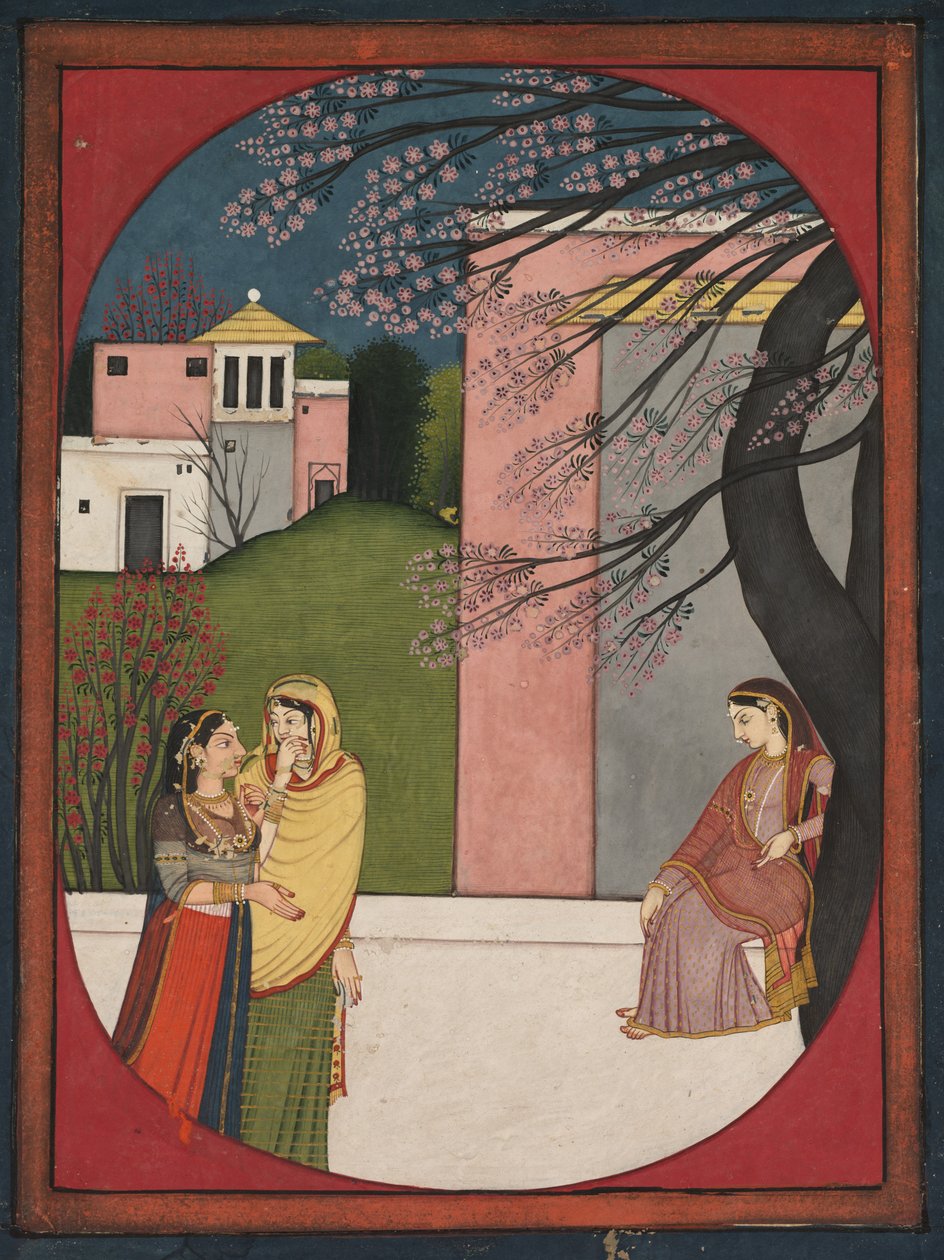 The Lovelorn Heroine, från en Sat Sai från Bihari, 1780-90. av Unbekannt