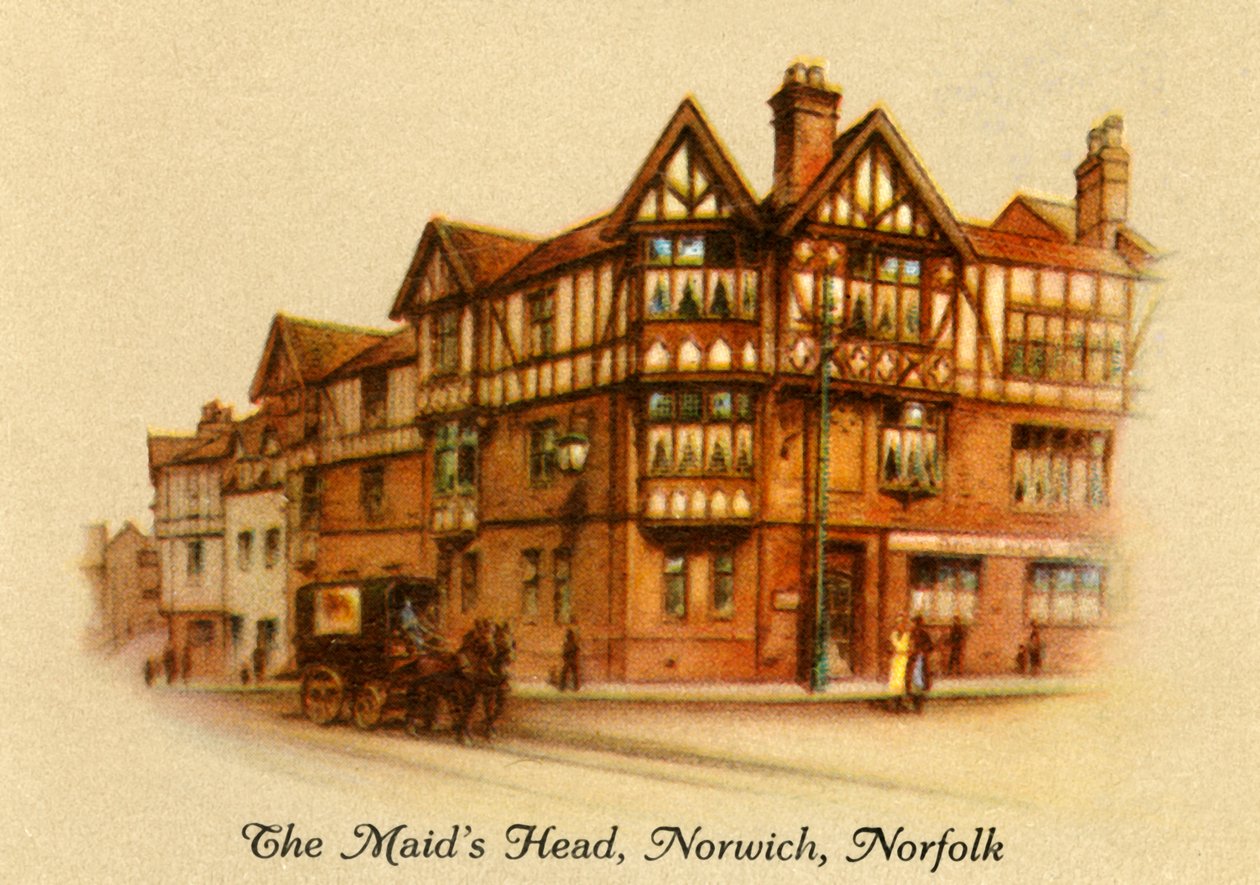 The Maid Head, Norwich, Norfolk, 1936. av Unbekannt