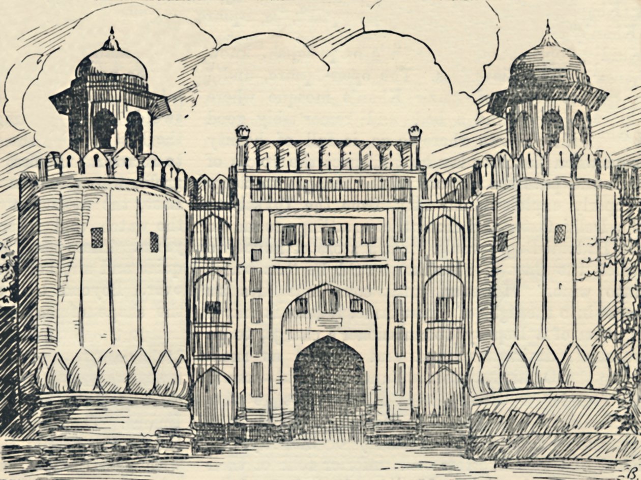 Huvudporten - Lahore Fort, 1936. av Unbekannt