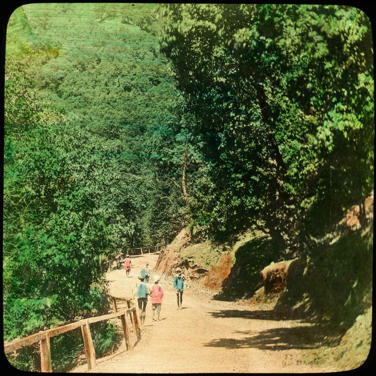 The Mall Road, Simla, Indien, sent 1800-tal eller tidigt 1900-tal av Unbekannt
