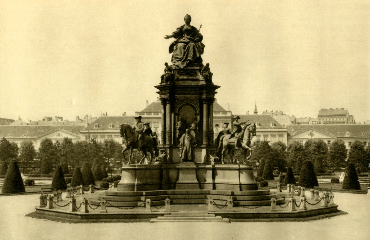Maria Theresia-monumentet, Wien, Österrike, c1935. av Unbekannt