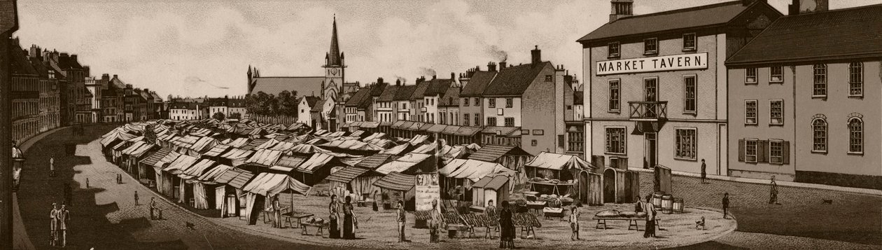 Marknaden, c1880. av Unbekannt