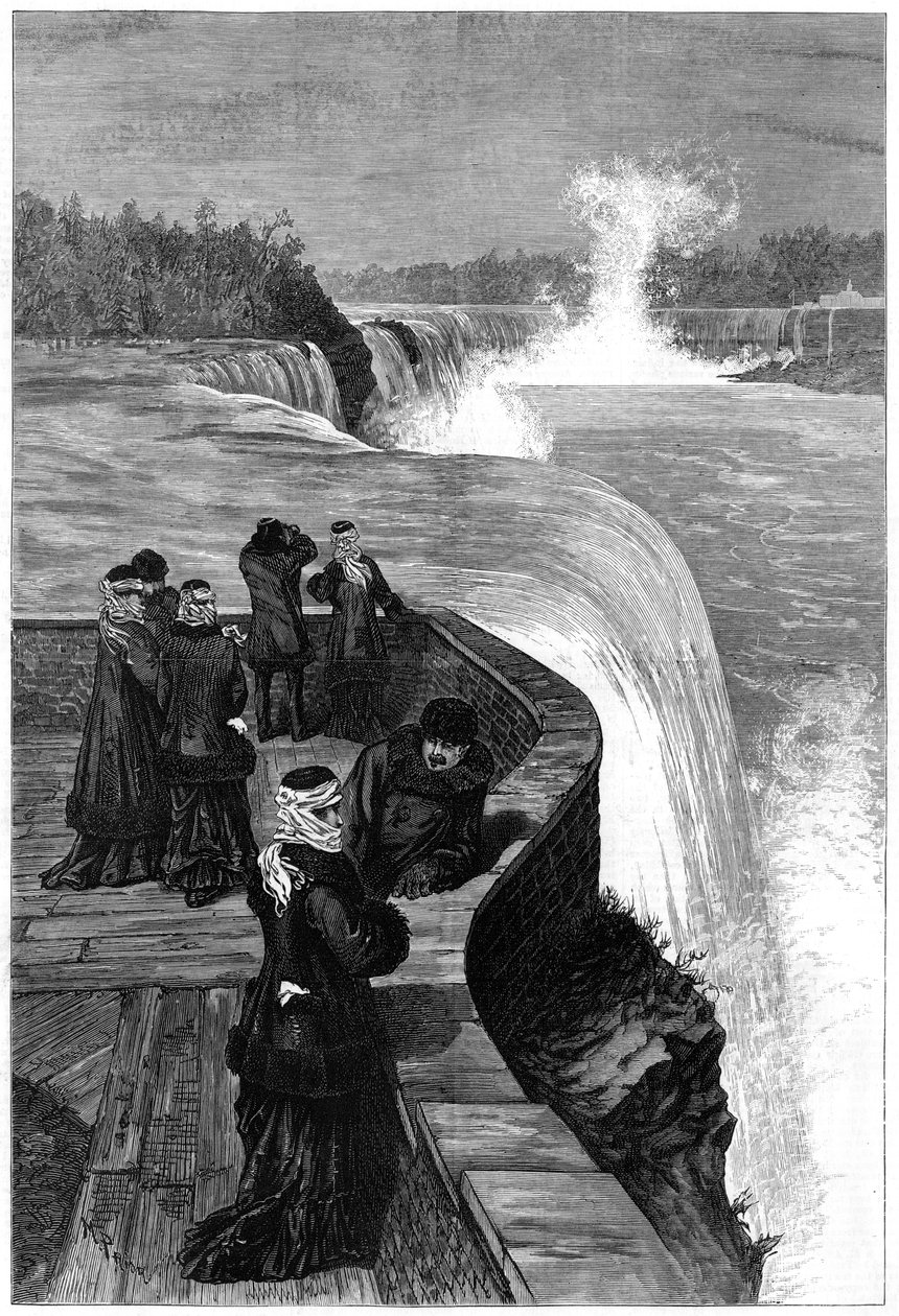 Markisen och markisinnan av Lorne vid Niagarafallen, Kanada, 1879 av Unbekannt
