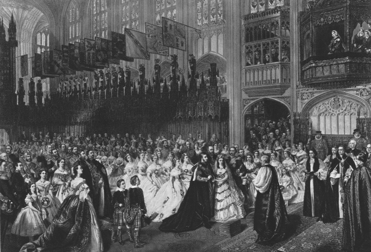 Prinsen av Wales bröllop med prinsessan Alexandra av Danmark, 10 mars 1863, 1901. av Unbekannt
