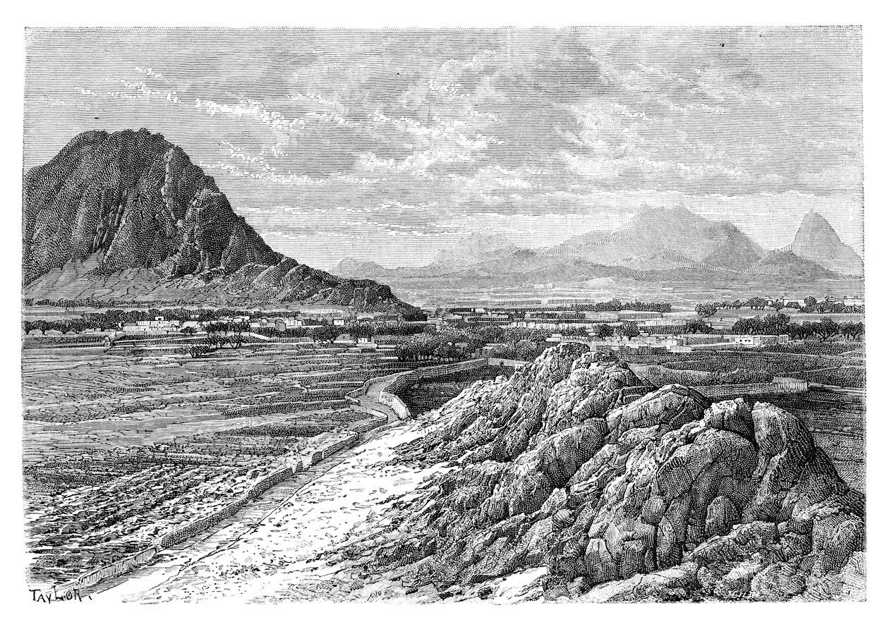 Marsha-passet, norr om Kandahar, Afghanistan, 1895 av Unbekannt