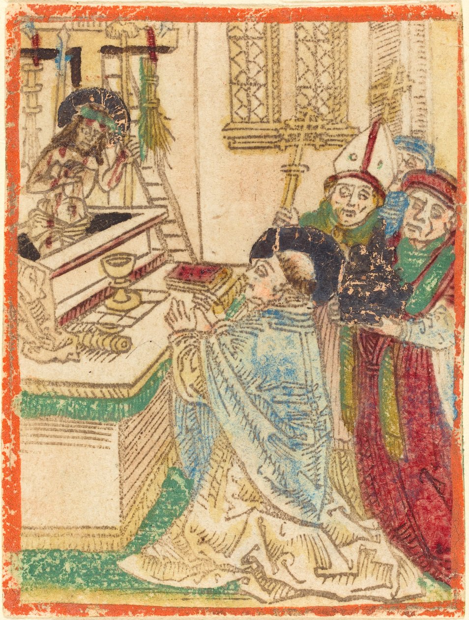 Sankt Gregorius mässa, 14801490. av Unbekannt