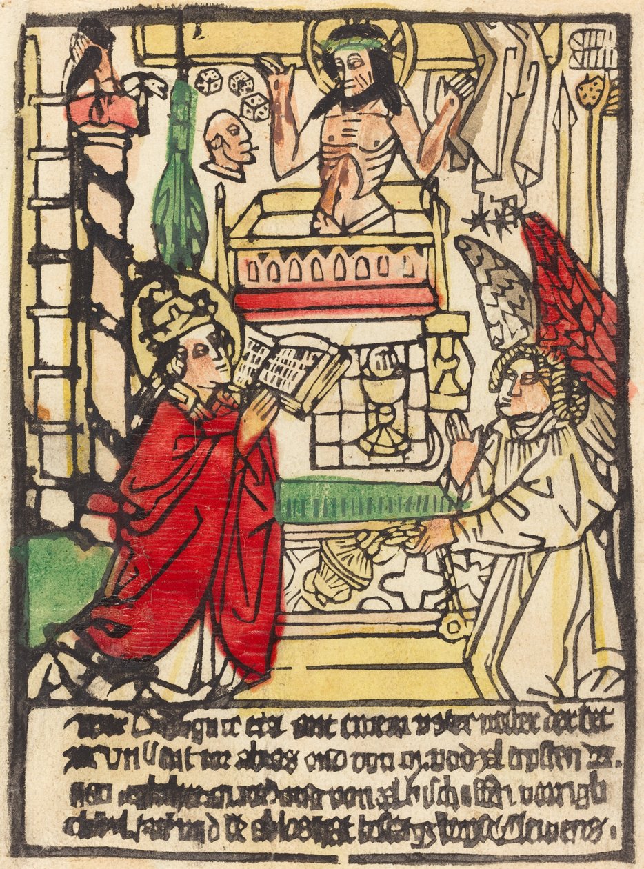 Sankt Gregorius mässa, ca. 1470. av Unbekannt