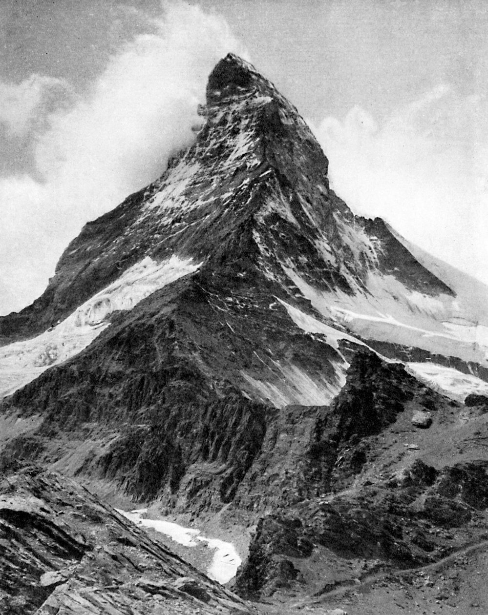 Matterhorn, Alperna, 1900-talet av Unbekannt