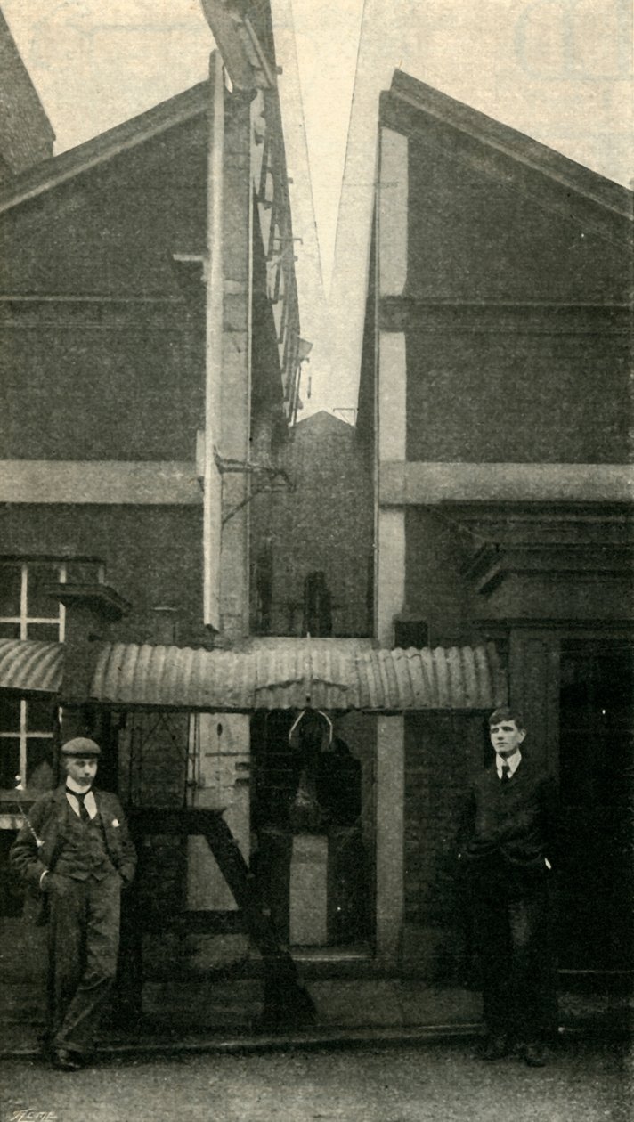 Meridianen i Greenwich, från vilken alla tidsmätningar är gjorda, 1901. av Unbekannt