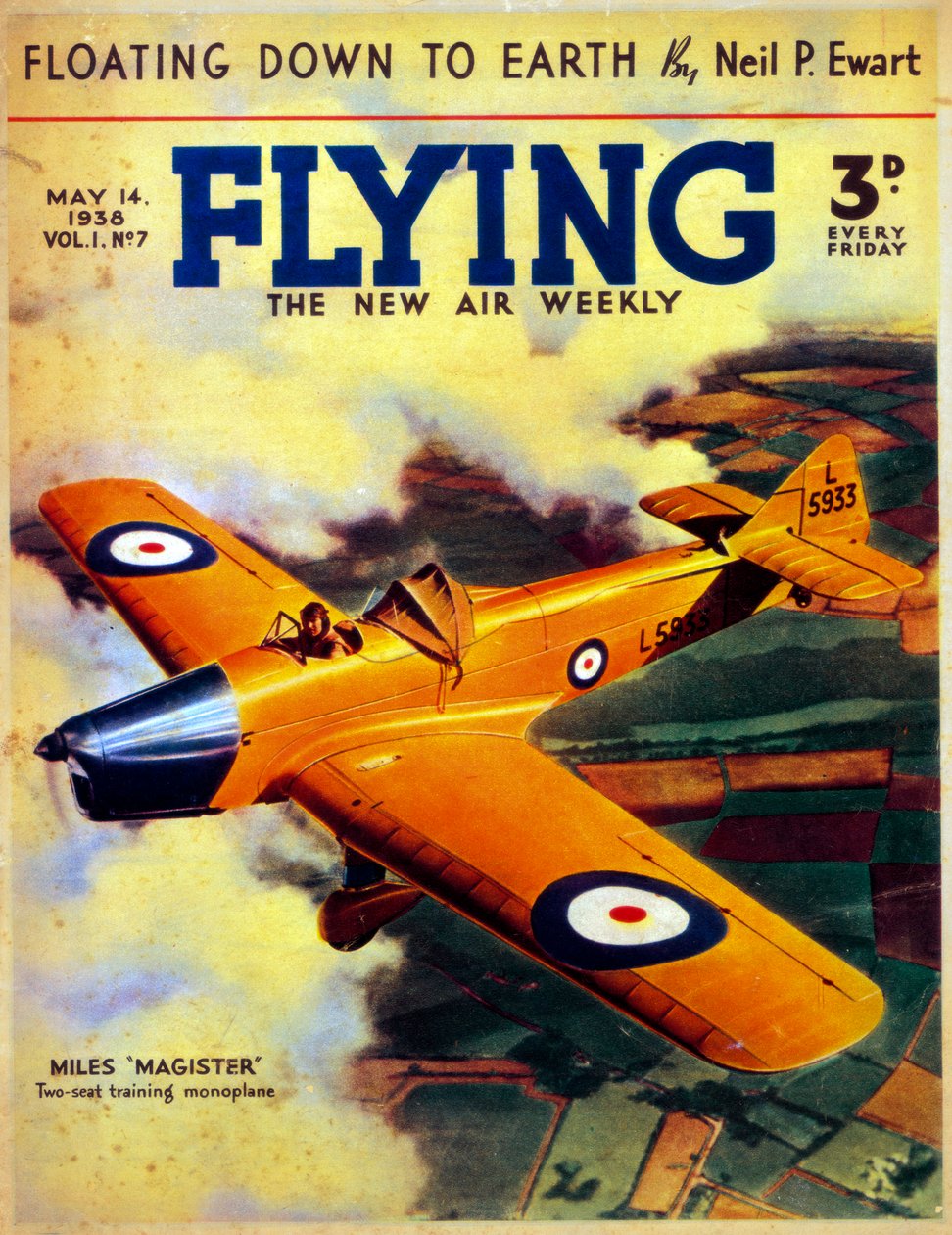 Miles Magister-flygplanet, 1938 av Unbekannt
