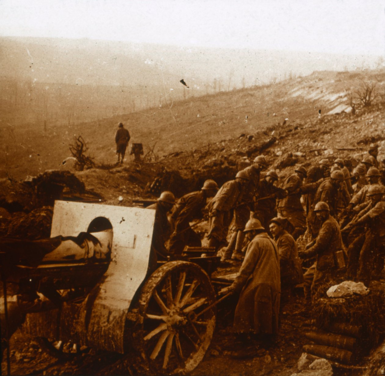 Bruket i Laffaux, norra Frankrike, 1 april 1917 av Unbekannt