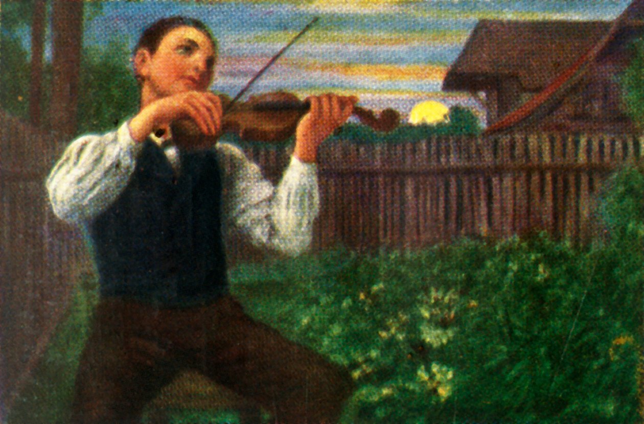The Moonlight Violinist, c1928. av Unbekannt