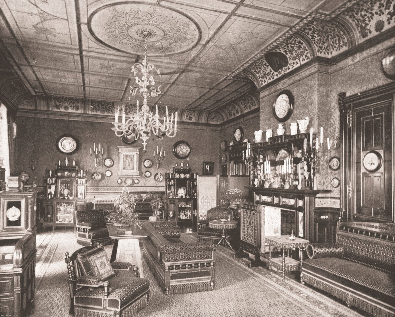 Morgonrummet, Clarence House, London, 1894. av Unbekannt