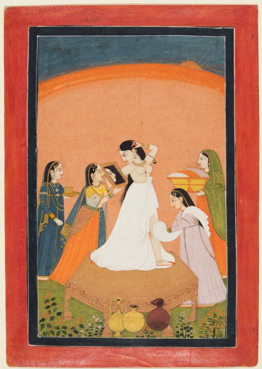 Morgontoaletten, 1810-25. av Unbekannt