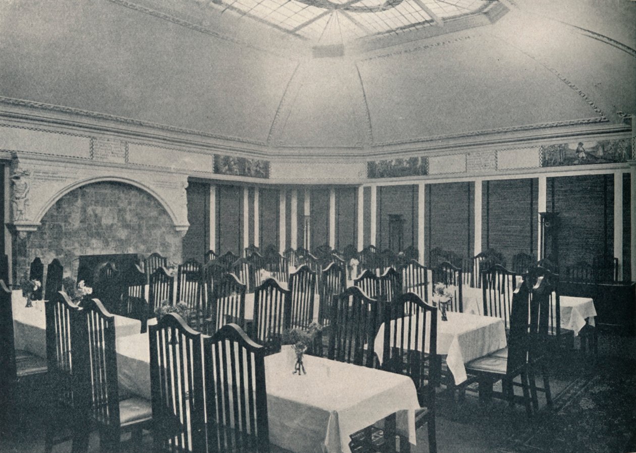 Morrisrummet på Clarion Café, Manchester, c1911 av Unbekannt