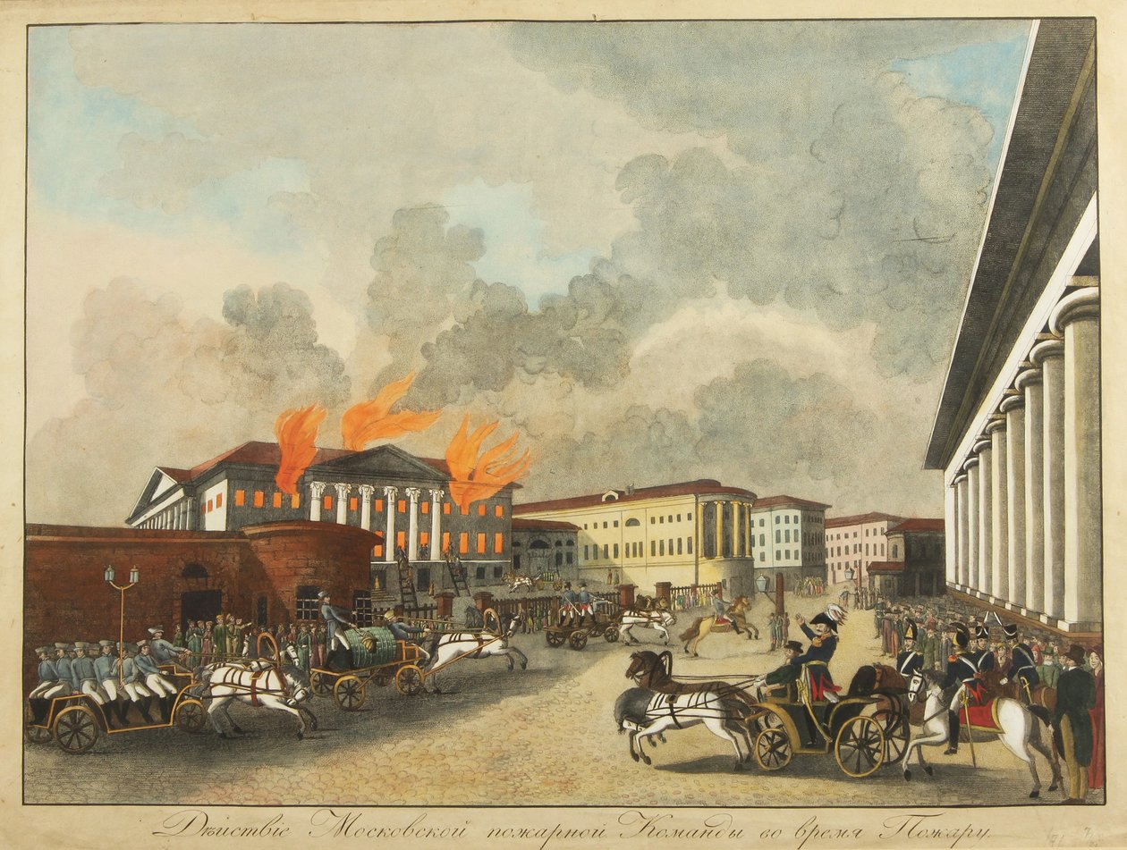Moscow Firefighters, 1810 av Unbekannt