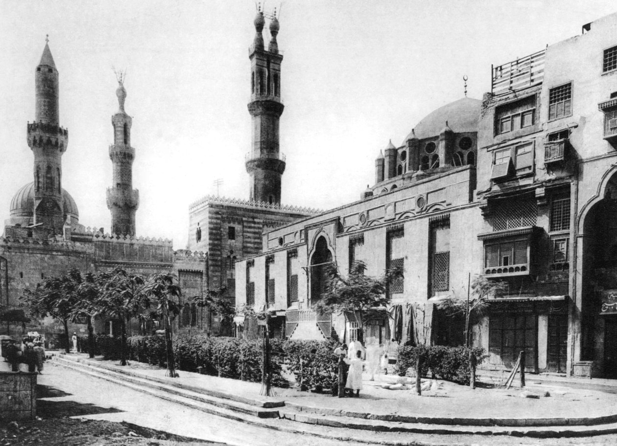 Moskén i El-Arhan, Kairo, Egypten, c1920-talet av Unbekannt