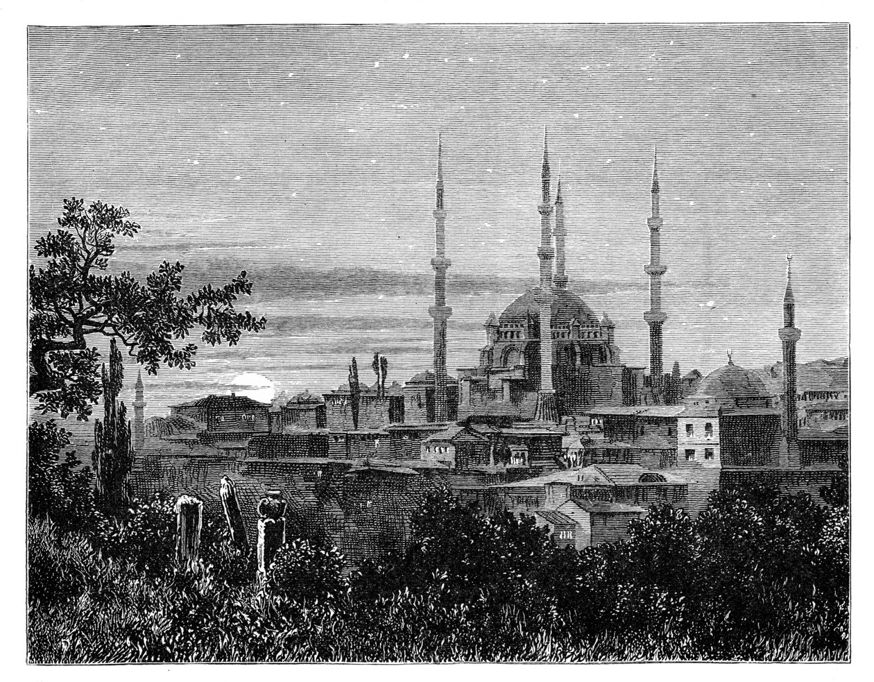 Selim II-moskén i Adrianopel, Turkiet, c1888 av Unbekannt